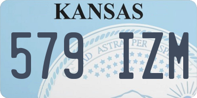 KS license plate 579IZM