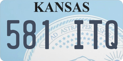 KS license plate 581ITQ
