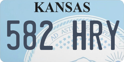 KS license plate 582HRY