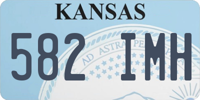 KS license plate 582IMH