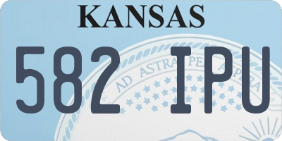 KS license plate 582IPU