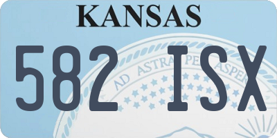 KS license plate 582ISX