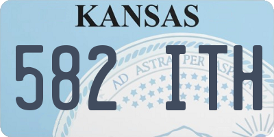 KS license plate 582ITH