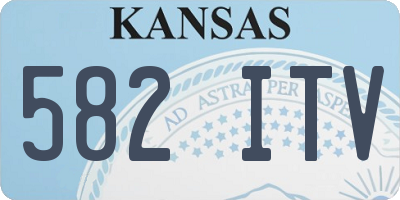 KS license plate 582ITV