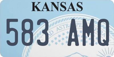 KS license plate 583AMQ