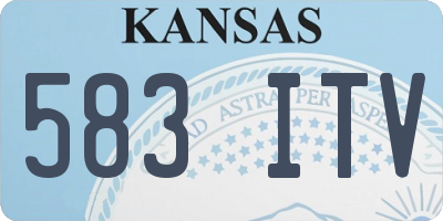 KS license plate 583ITV