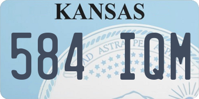 KS license plate 584IQM