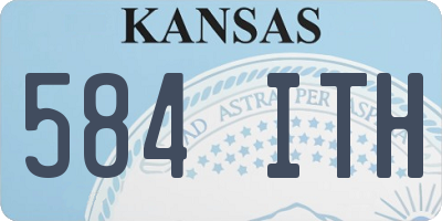 KS license plate 584ITH