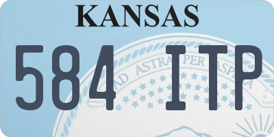 KS license plate 584ITP