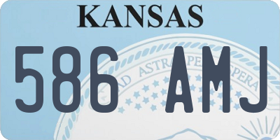KS license plate 586AMJ