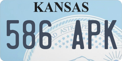 KS license plate 586APK