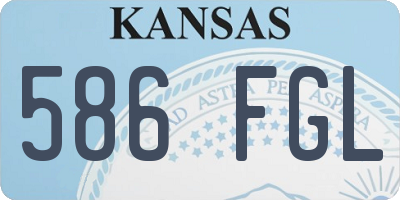 KS license plate 586FGL