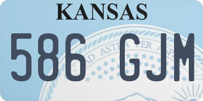 KS license plate 586GJM