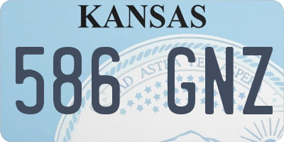 KS license plate 586GNZ