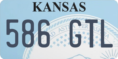 KS license plate 586GTL