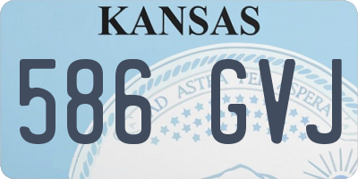 KS license plate 586GVJ