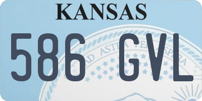 KS license plate 586GVL