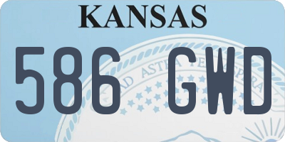 KS license plate 586GWD