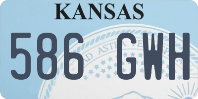 KS license plate 586GWH