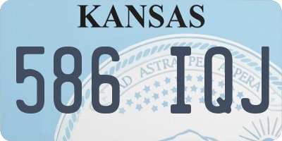KS license plate 586IQJ