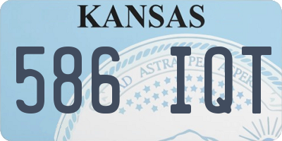 KS license plate 586IQT
