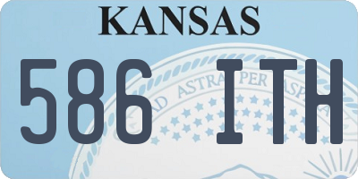 KS license plate 586ITH
