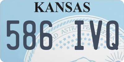 KS license plate 586IVQ