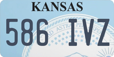 KS license plate 586IVZ