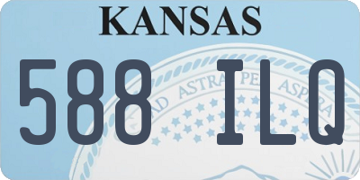 KS license plate 588ILQ