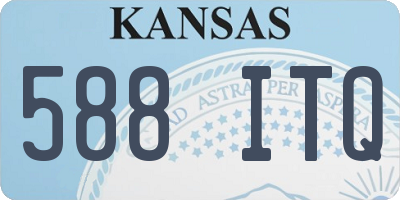 KS license plate 588ITQ