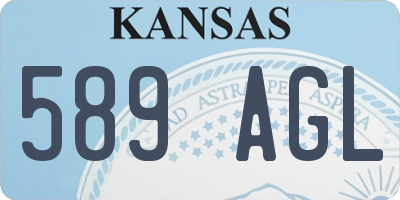 KS license plate 589AGL