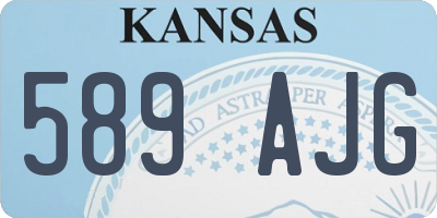KS license plate 589AJG