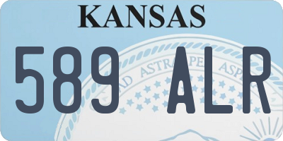 KS license plate 589ALR