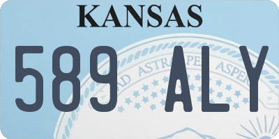 KS license plate 589ALY