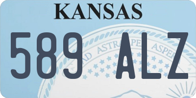 KS license plate 589ALZ