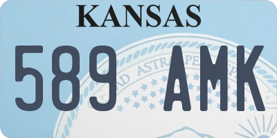 KS license plate 589AMK