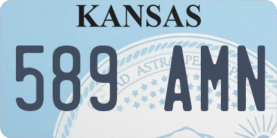 KS license plate 589AMN