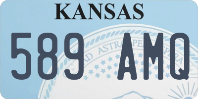 KS license plate 589AMQ