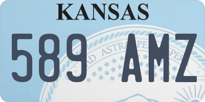 KS license plate 589AMZ