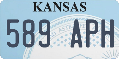 KS license plate 589APH