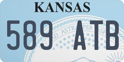 KS license plate 589ATB