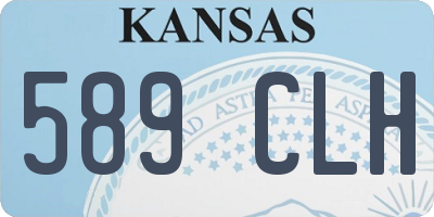 KS license plate 589CLH