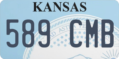 KS license plate 589CMB