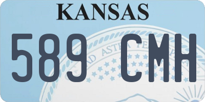 KS license plate 589CMH