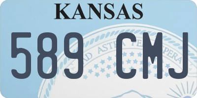 KS license plate 589CMJ