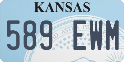 KS license plate 589EWM