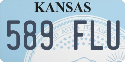 KS license plate 589FLU
