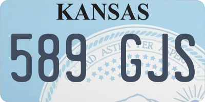 KS license plate 589GJS