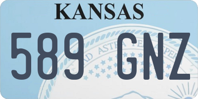 KS license plate 589GNZ