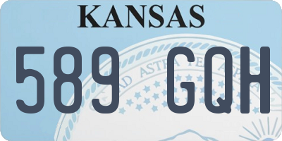 KS license plate 589GQH